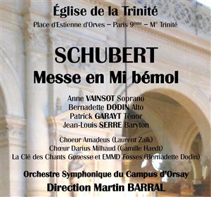 Affiche de Schubert : Messe en mi bémol
