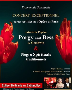 Affiche de Concert exceptionnel | par les artistes de l'opéra de paris