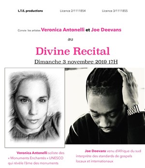 Affiche de Divine recital : Sacre et gospels