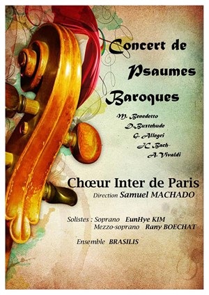 Affiche de Psaumes Baroques