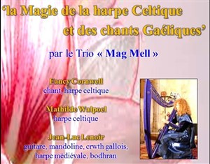 Affiche de La Magie de la harpe Celtique et des chants Gaéliques