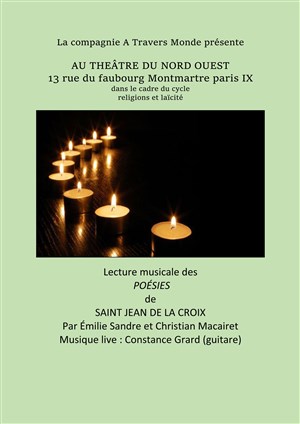 Affiche de Lecture musicale des poésies de Saint Jean de La Croix