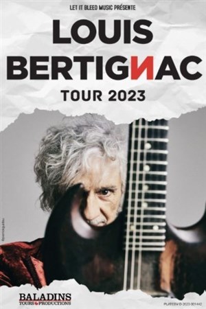 Affiche de Louis Bertignac | Tour 2023