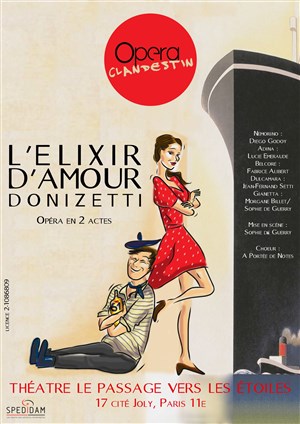 Affiche de L'Élixir d'amour | de Donizetti