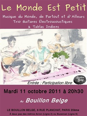 Affiche de Le Monde Est Petit (Guitares & Tablas)