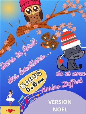 Affiche de Dans la forêt des émotions version Noël