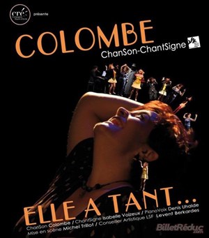 Affiche de Colombe elle a tant... | chanson/chantsigne