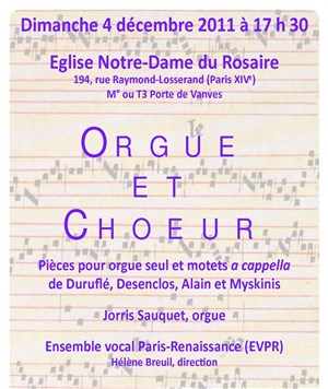 Affiche de Duruflé et Cie