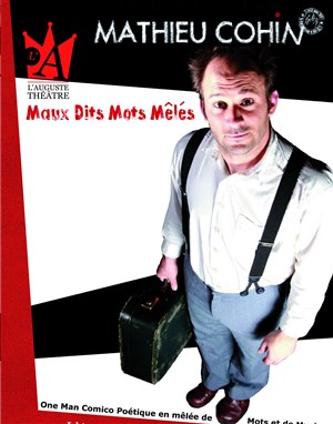 Affiche de Mathieu Cohin dans Maux dits mots mêlés