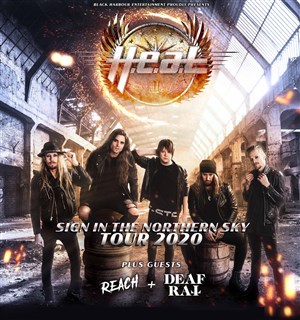 Affiche de H.E.A.T. + Deaf Rat + Reach