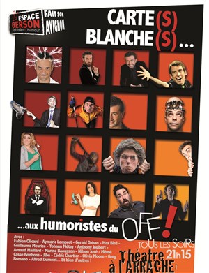 Affiche de Carte blanche à l'Espace Gerson !
