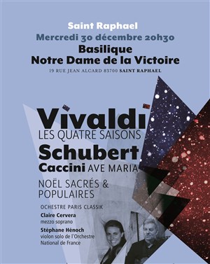 Affiche de Vivaldi, Schubert et Caccini