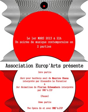 Affiche de Une soirée de musique contemporaine