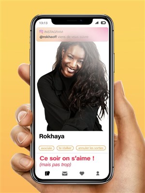 Affiche de Rokhaya Diallo dans Ce soir on s'aime