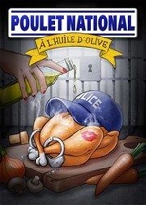 Affiche de Poulet national à l'huile d'olive