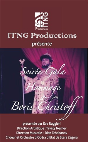 Affiche de Soirée Gala Hommage à Boris Christoff