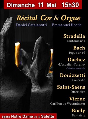 Affiche de Récital cor & orgue