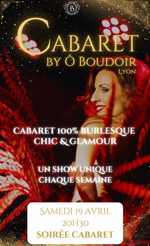 Affiche de Soirée Cabaret Burlesque by Ô Boudoir