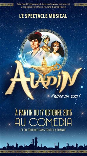 Affiche de Aladin, Faites un voeu