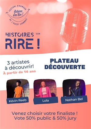 Affiche de Festival Histoires d'en Rire : Plateau découverte