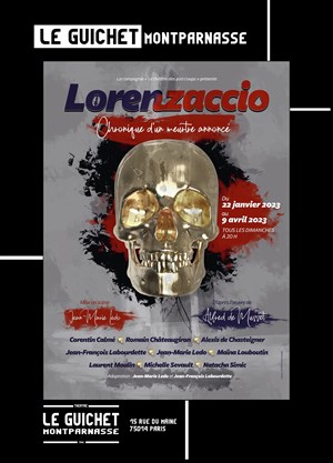 Affiche de Lorenzaccio, chronique d'un meurtre annoncé