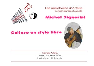 Affiche de Michel Signorini | Guitare en style libre