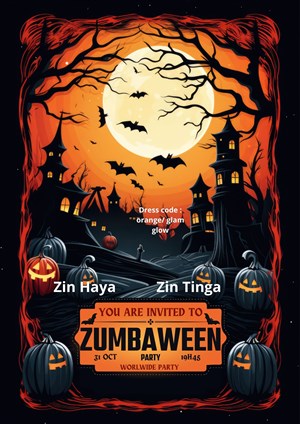 Affiche de Soirée Halloween Dance party