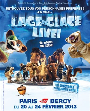 Affiche de l'Âge de Glace Live !