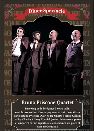 Affiche de Bruno Priscone Quartet | Dîner-concert
