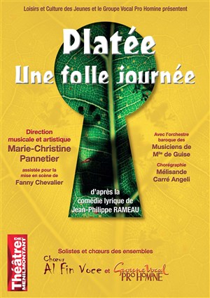Affiche de Platée, une folle Journée