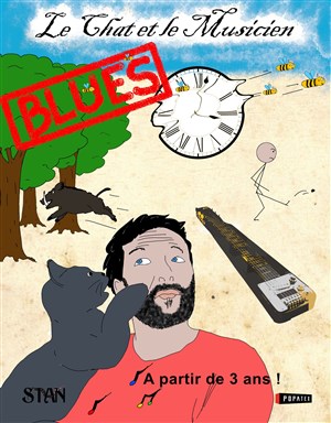 Affiche de Le Chat et le Musicien | Version blues