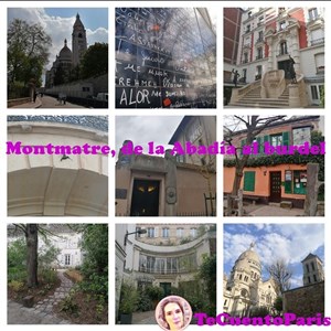 Affiche de Visite guidée en espagnol : Montmartre, de la Abadía al Burdel | par Belén Artigas Bellosillo