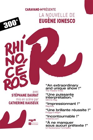 Affiche de Rhinoceros - la nouvelle
