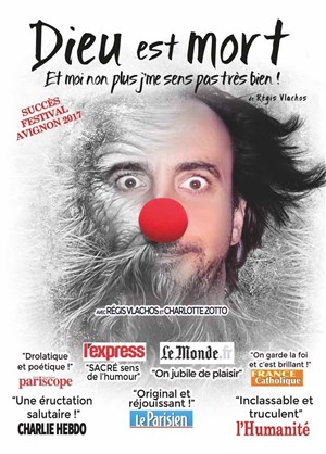 Affiche de Dieu est mort. Et moi non plus j'me sens pas très bien !