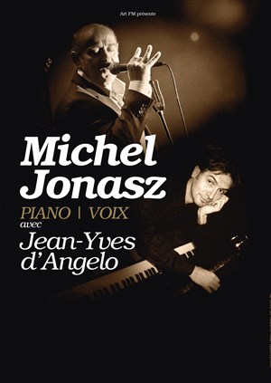Affiche de Michel Jonasz, piano-voix avec Jean-Yves d'Angelo