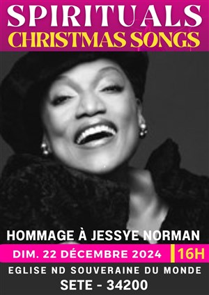 Affiche de Hommage à Jessy Norman Spirituals and Christmas Songs