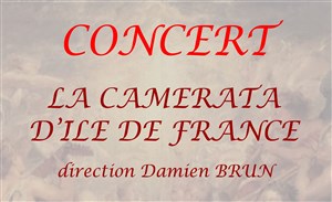Affiche de Bach et Buxtehude | Par La Camerata d'Île de France