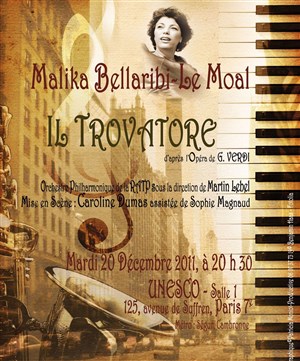 Affiche de Il Trovatore d'après l'opéra de G.Verdi