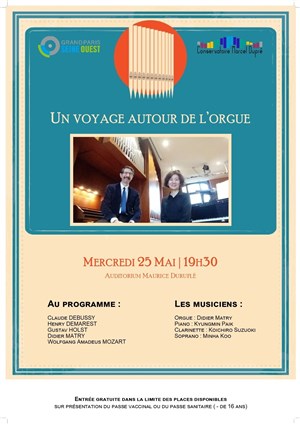 Affiche de Voyage autour de l'orgue