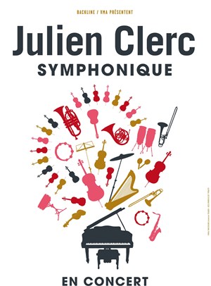 Affiche de Julien Clerc Symphonique