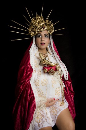 Affiche de Julia Palombe dans En attendant l'accouchement