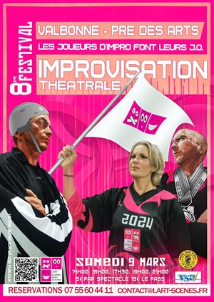 Affiche de 8ème festival d'improvisation