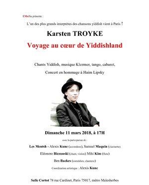 Affiche de Voyage au coeur du Yiddishland