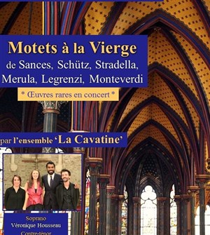 Affiche de Motets de Sances, Schütz, Stradella, Merula, Legrenzi, Monteverdi