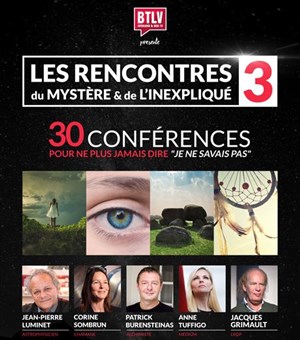 Affiche de 3 èmes rencontres du mystère et de l'inexpliqué