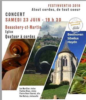 Affiche de Quatuor à cordes | Fest'inventio 2018
