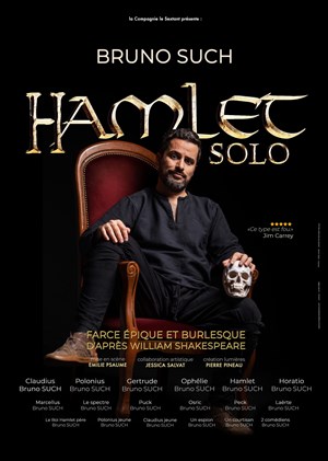 Affiche de Bruno Such dans Hamlet Solo