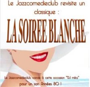 Affiche de Soirée Blanche Années 80