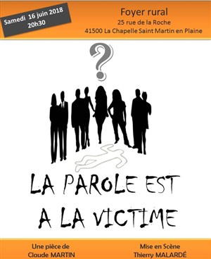 Affiche de La parole est à la victime