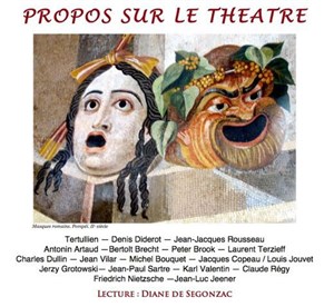 Affiche de Propos sur le théâtre : Molière de Jacques Copeau